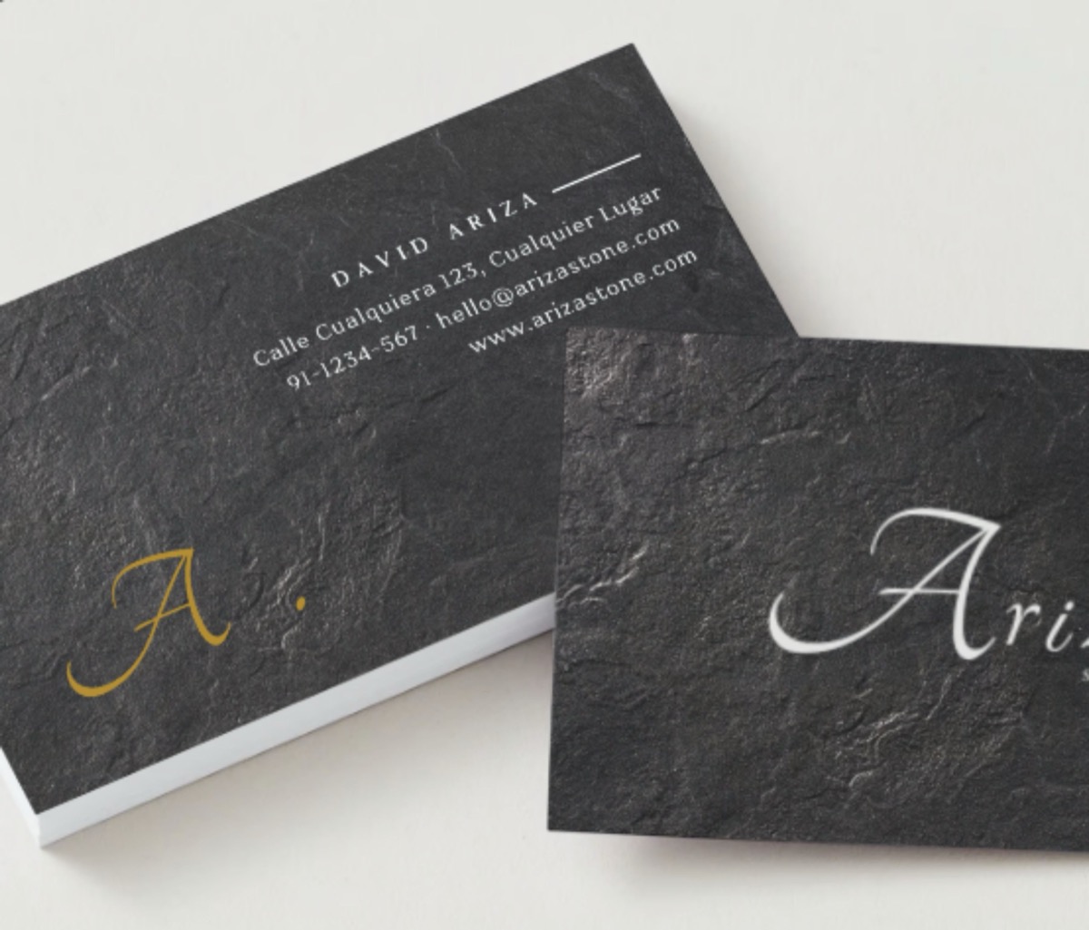 Business card reverse