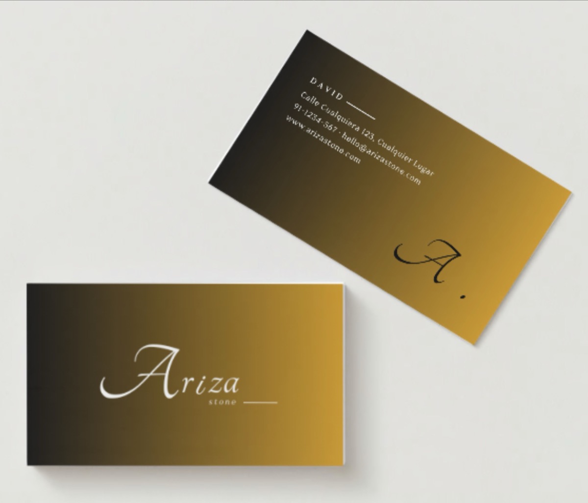 Business card design