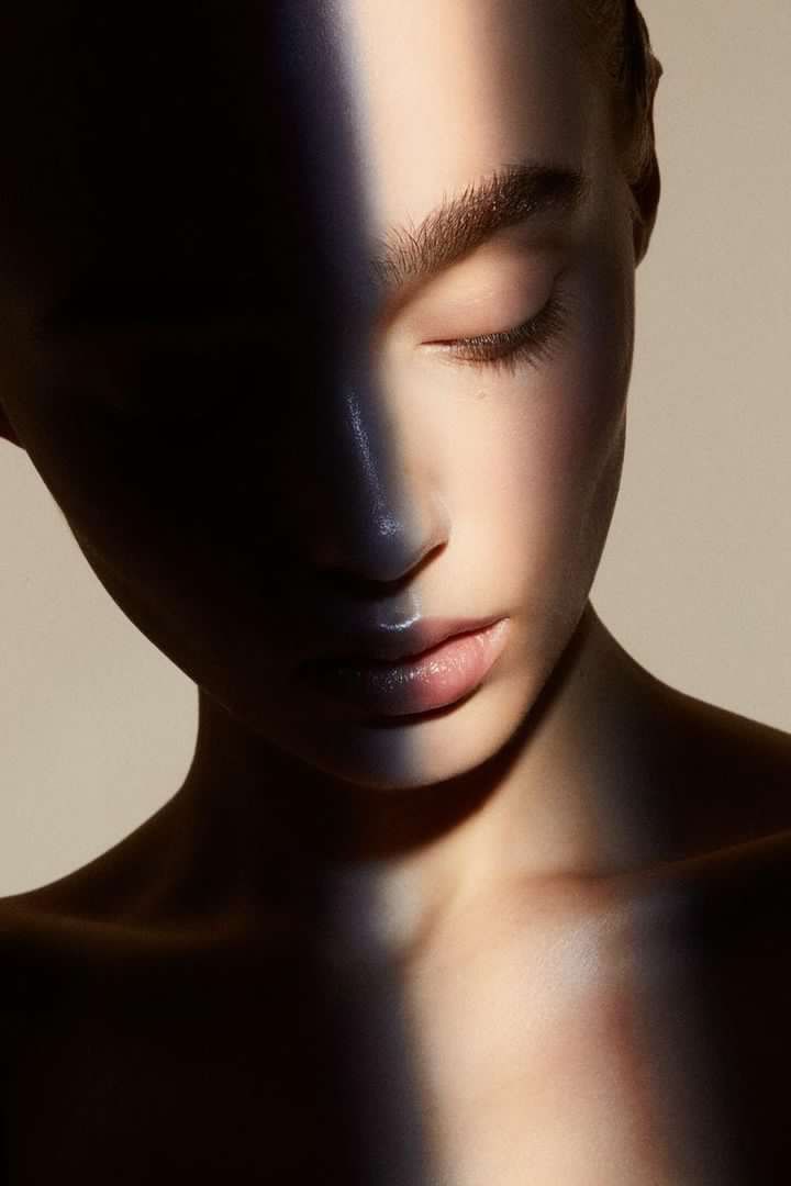 Editorial face photography used as Meta Ads creative for Dra. Judith Ferré campaign.