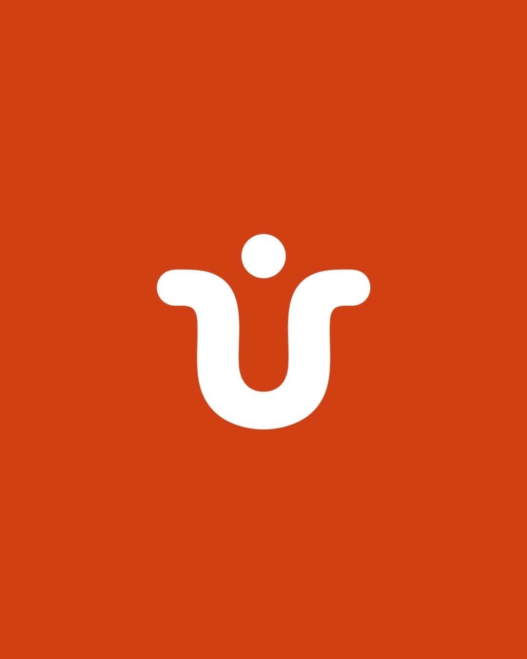 Isotipo B fondo naranja